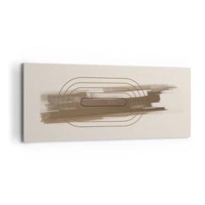 Quadro su tela - Stampe su Tela - Un soffio di grigio - 100x40 cm