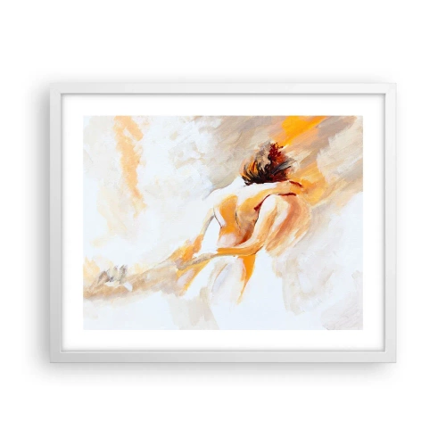 Poster in cornice bianca - Nel cielo dell'intimità - 50x40 cm