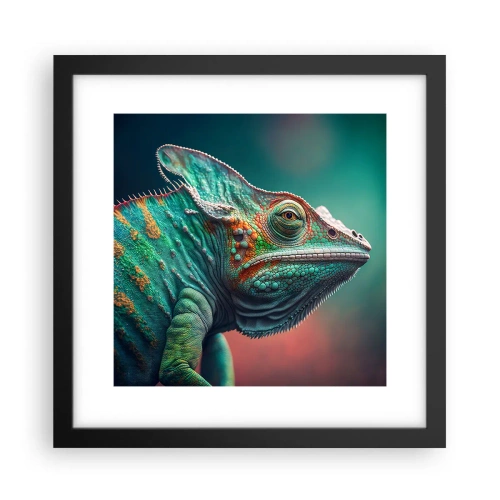 Poster in cornice nera - Mi vedi? Non va bene... - 30x30 cm