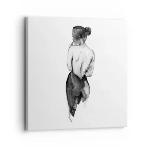 Quadro su tela - Stampe su Tela - Accanto a lei il mondo scompare - 30x30 cm