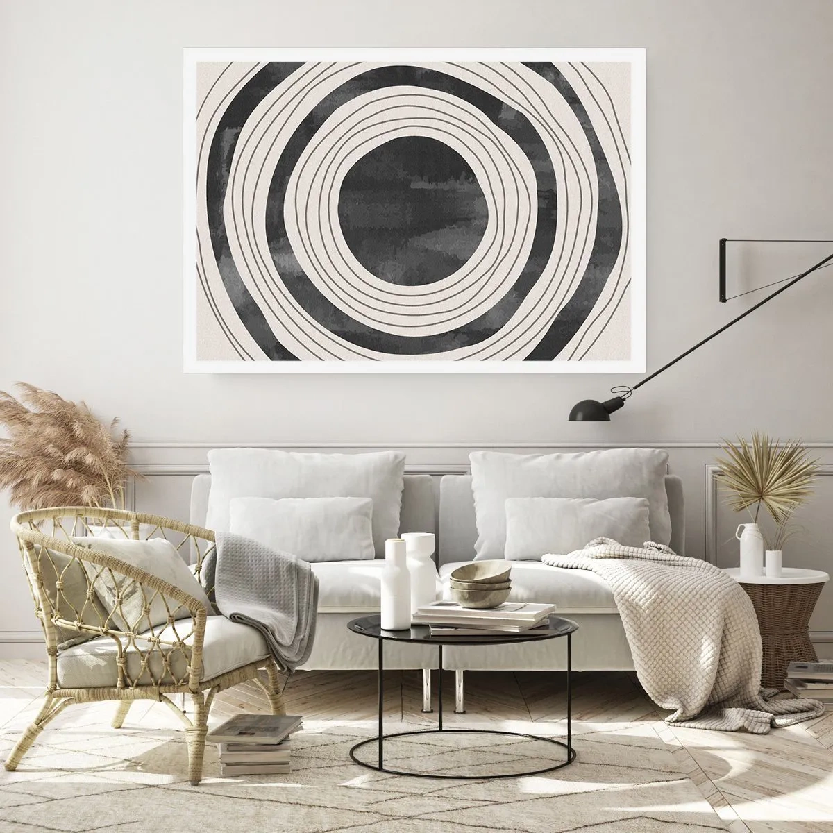 Poster - Proprio al centro - 70x50 cm