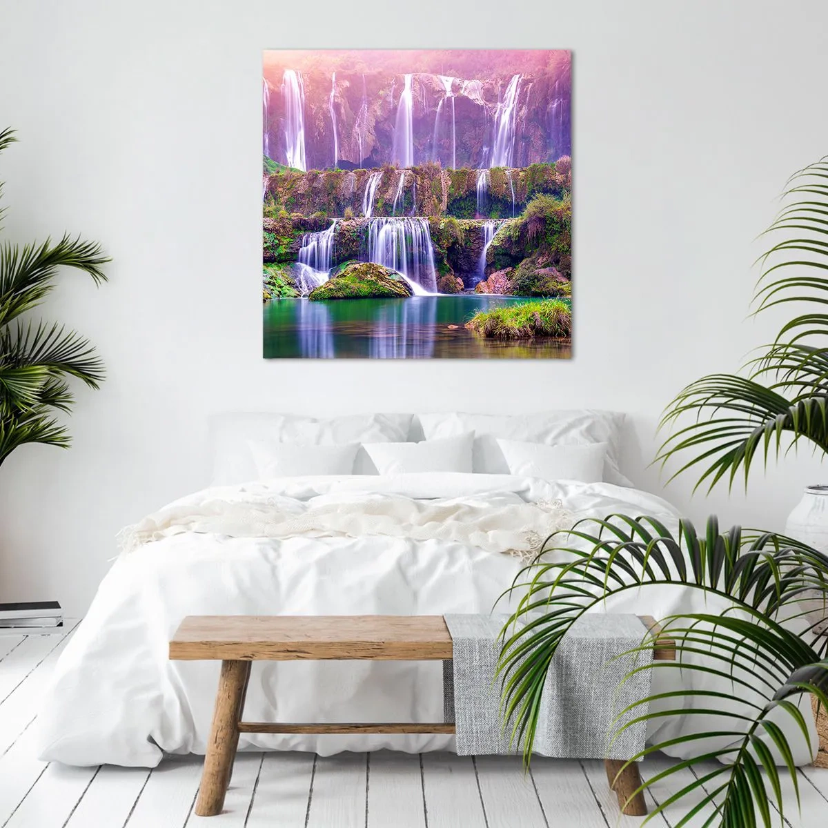 Quadro su tela - Stampe su Tela - La scala verso il cielo - 60x60 cm