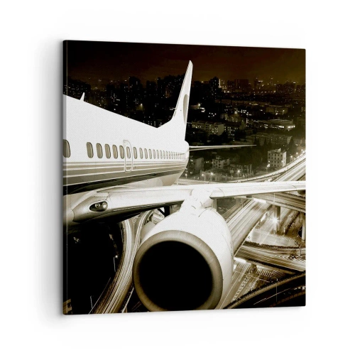 Quadro su tela - Stampe su Tela - Volare di notte - 60x60 cm