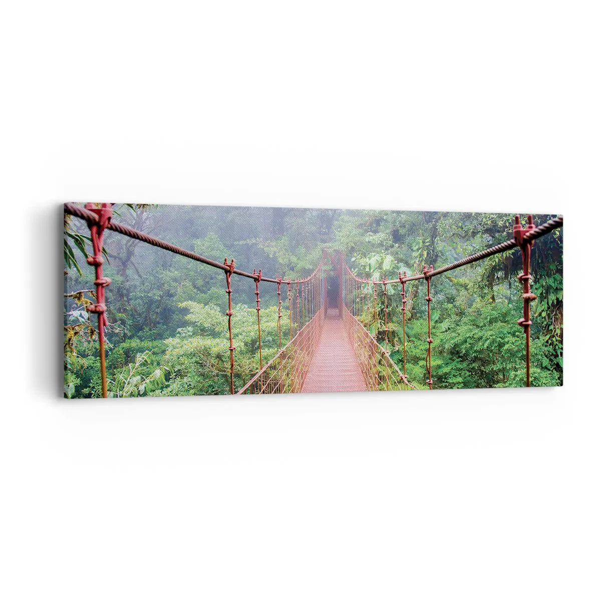 Quadro su tela - Stampe su Tela - Sospeso sopra gli alberi - 90x30 cm