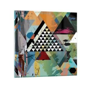 Quadro su vetro - Come è semplice - 70x70 cm