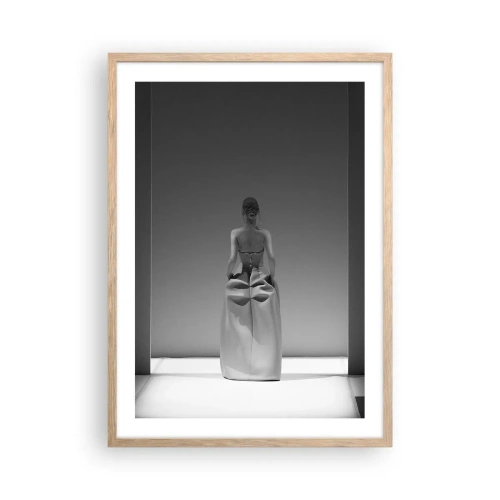 Poster in cornice rovere chiaro - Semplicità raffinata - 50x70 cm