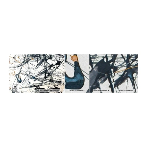 Campione di Fotomurale Premium Sand - Ha senso o non ha senso? - Astrazione, Grafica, Pezzo - 100x30 cm
