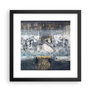 Poster in cornice nera - Talvolta è facile, talvolta è difficile - 30x30 cm
