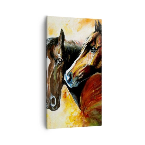 Quadro su tela - Stampe su Tela - Due volte più grazia - 55x100 cm