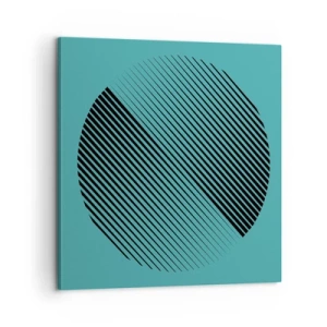 Quadro su tela - Stampe su Tela - Cerchio: variazione geometrica - 60x60 cm