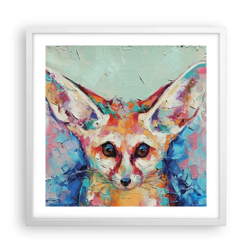 Poster in cornice bianca - Siete pronti per me? - 50x50 cm