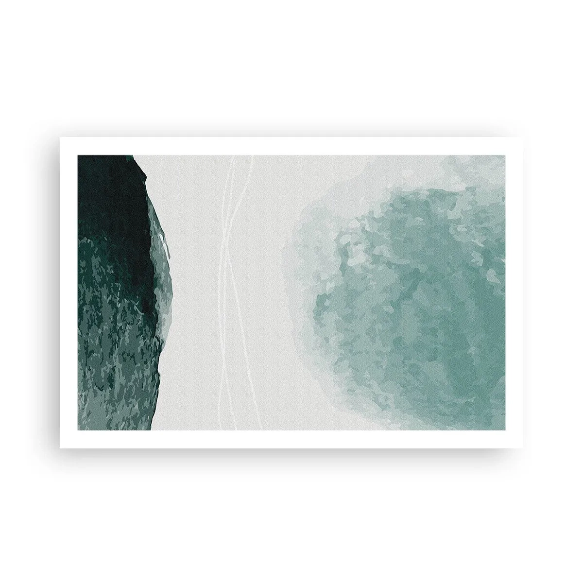 Poster - Incontro con la nebbia - 91x61 cm