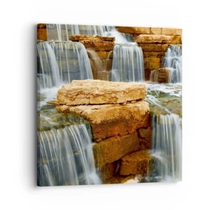 Quadro su tela - Stampe su Tela - La scala verso il cielo - 30x30 cm