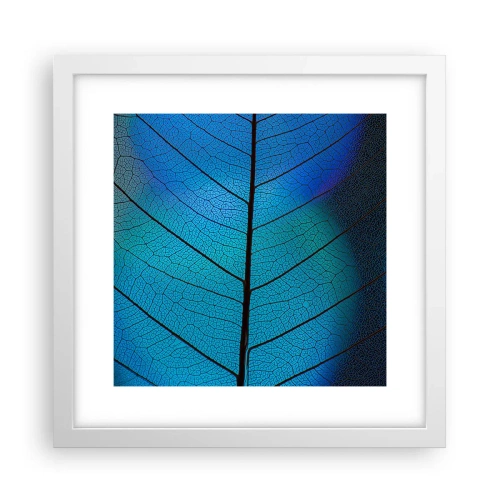 Poster in cornice bianca - Struttura intricata - 30x30 cm