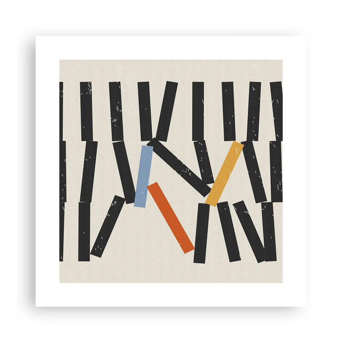 Poster - Composizione: domino - 40x40 cm