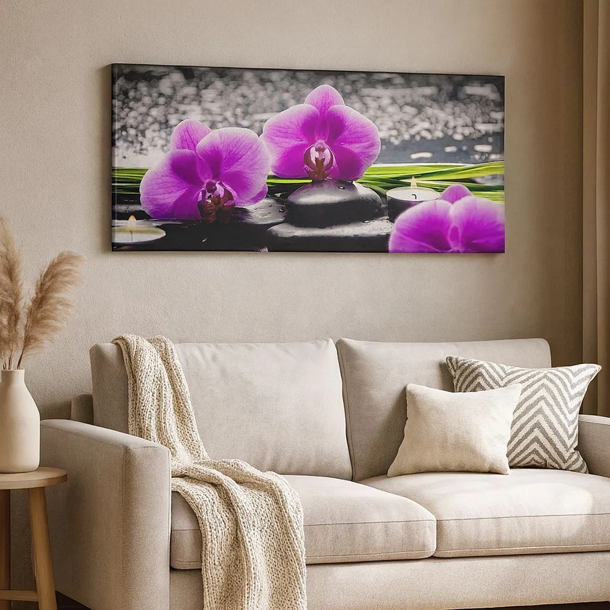 Quadro su tela - Stampe su Tela - Annegare nel silenzio e nella pace - 100x40 cm