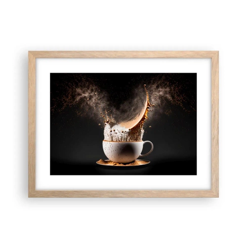 Poster in cornice rovere chiaro - Esplosione di sapore - 40x30 cm