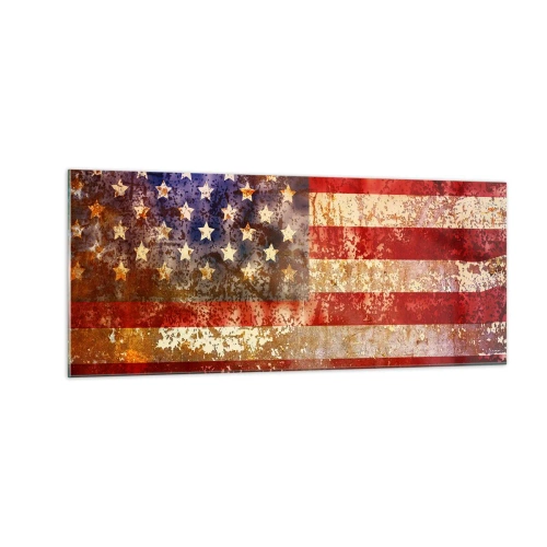 Quadro su vetro - L'attimo non passa - 100x40 cm