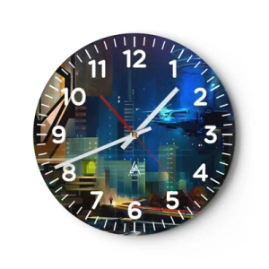 Orologio da parete - Orologio in Vetro - In un futuro non lontano - 30x30 cm