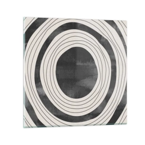 Quadro su vetro - Proprio al centro - 30x30 cm