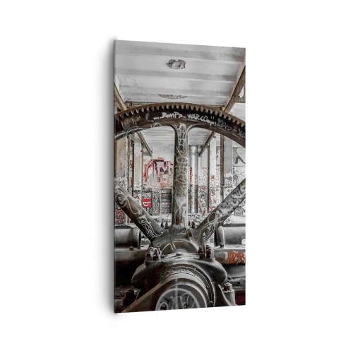 Quadro su tela - Stampe su Tela - La vita segreta della fabbrica - 65x120 cm