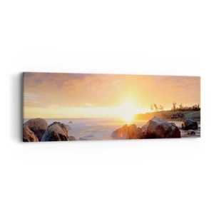 Quadro su tela - Stampe su Tela - La luminosa brezza della sera - 90x30 cm