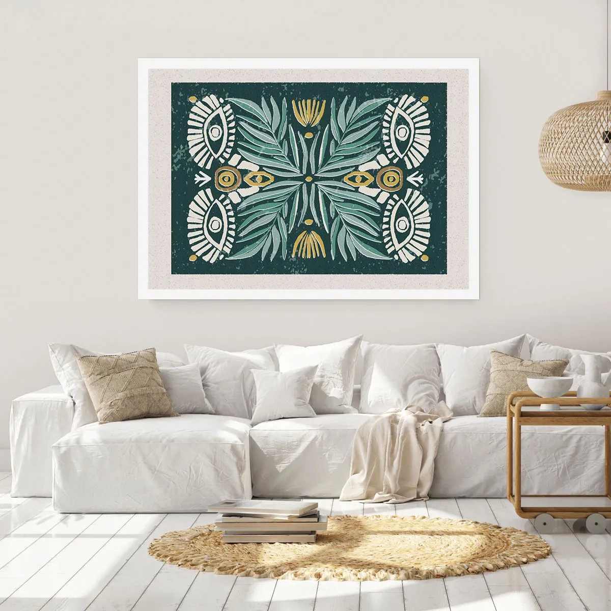 Poster - Geometrie di arte popolare - 70x50 cm