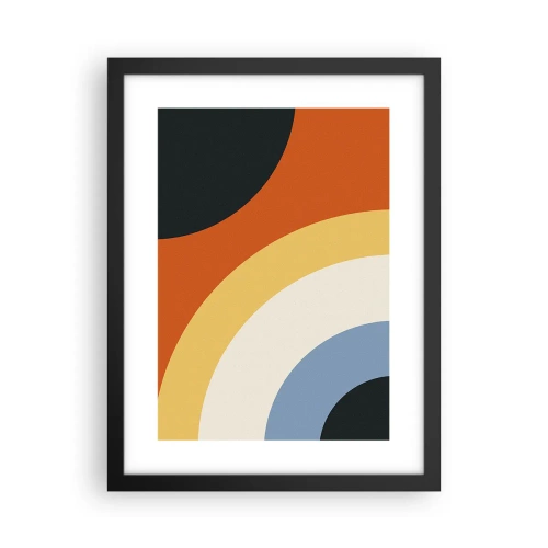 Poster in cornice nera - Verso di se - 30x40 cm