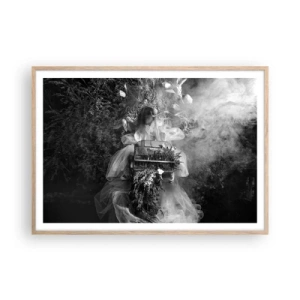 Poster in cornice rovere chiaro - Madre natura stessa - 100x70 cm