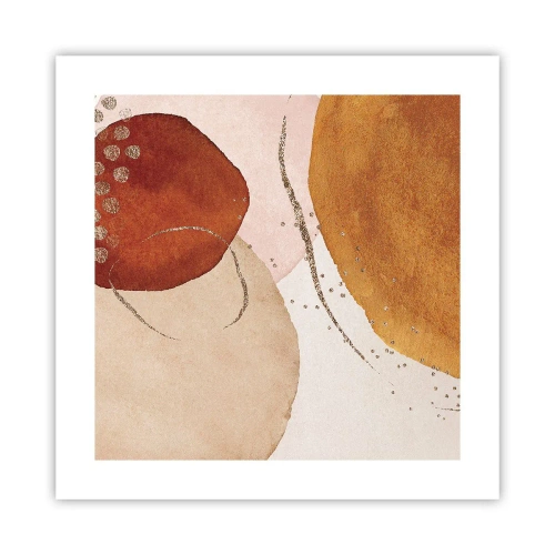 Poster - Rotondità e movimento - 40x40 cm