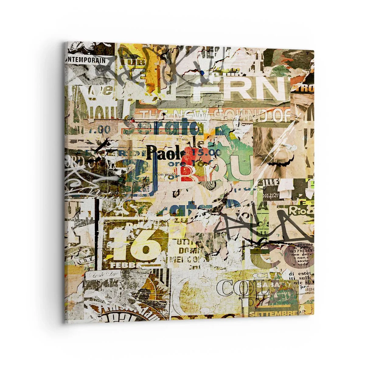 Quadro su tela - Stampe su Tela - Qualcosa sta succedendo… - 50x50 cm