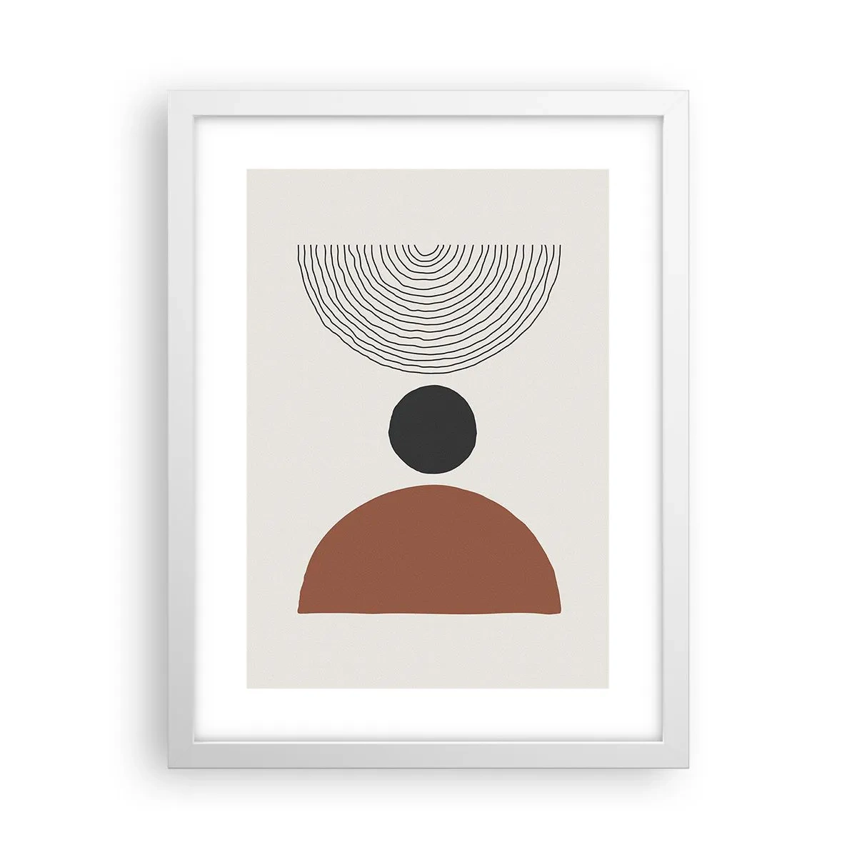 Poster in cornice bianca - Al centro dell'attenzione - 30x40 cm