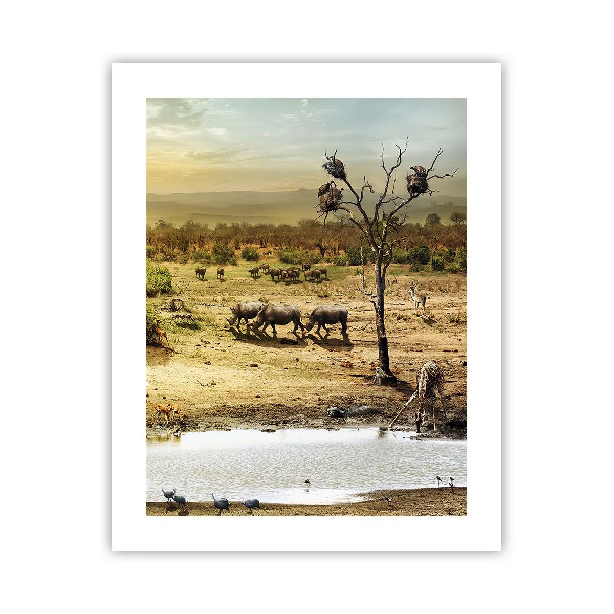 Poster - "Un fiume usciva da Eden…" - 40x50 cm