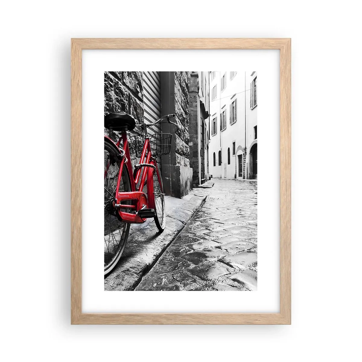 Poster in cornice rovere chiaro - La vera bellezza non invecchia - 30x40 cm