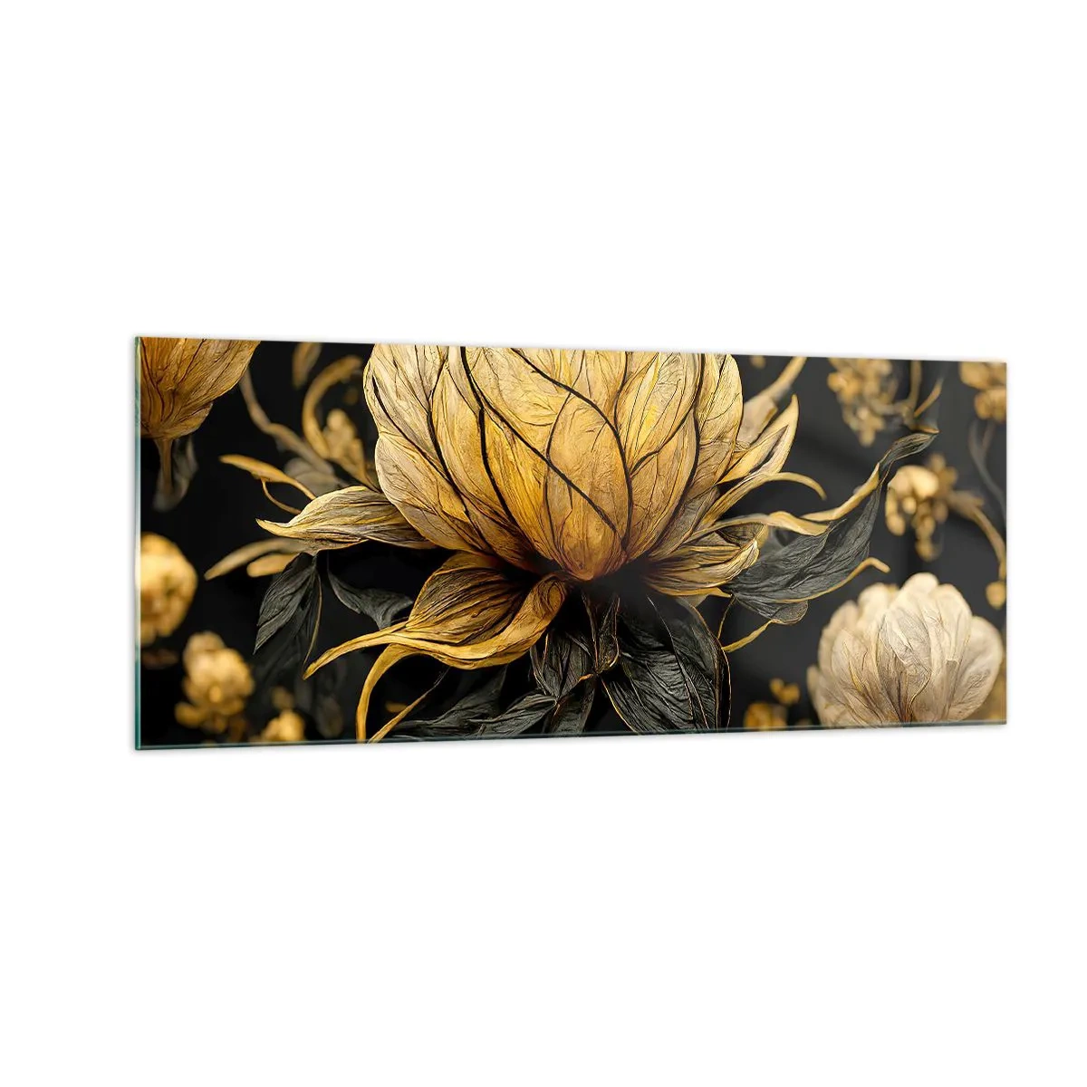 Quadro su vetro - Delicata fragilità - 100x40 cm