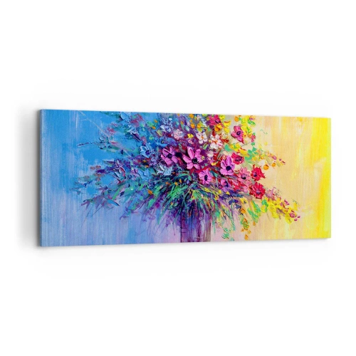 Quadro su tela - Stampe su Tela - Dono di un prato estivo - 100x40 cm