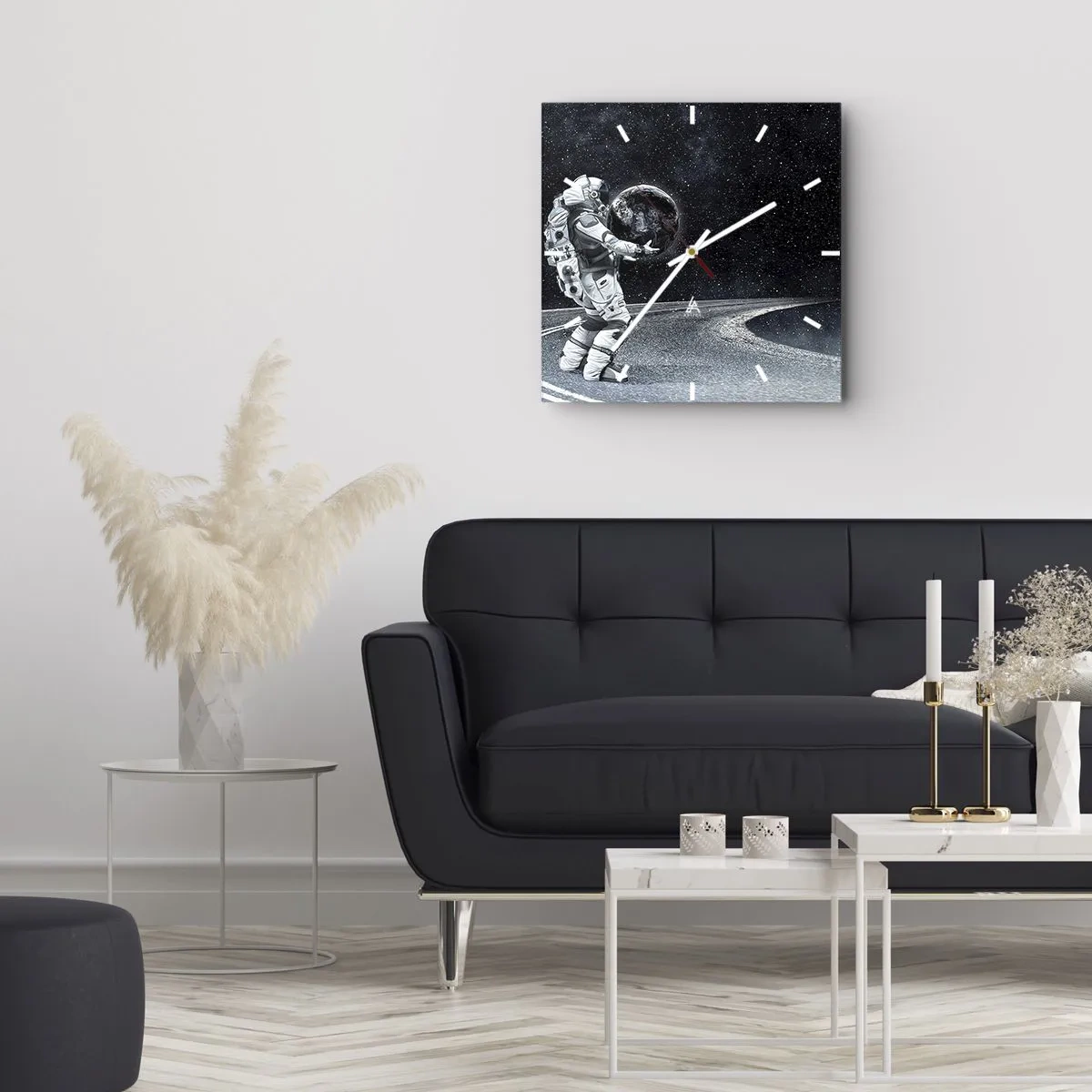 Orologio da parete - Orologio in Vetro - Sulla Via Lattea - 40x40 cm