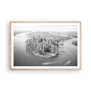 Poster in cornice rovere chiaro - Come non amarla? - 91x61 cm