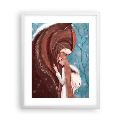 Poster in cornice bianca - Benvenuti nella favola - 40x50 cm