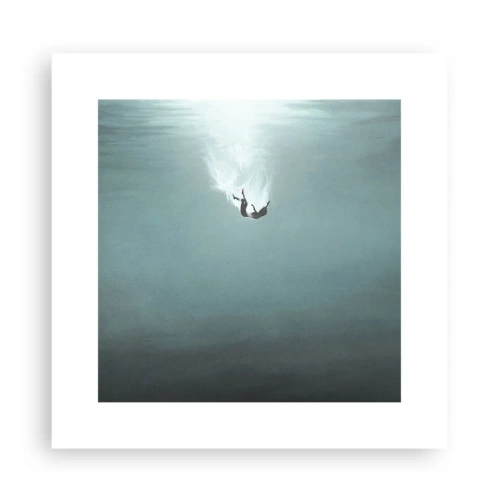 Poster - Nell'abbraccio dell'oceano - 30x30 cm