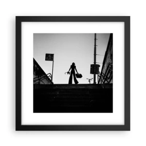 Poster in cornice nera - Gita cittadina - 30x30 cm