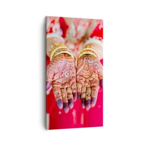 Quadro su tela - Stampe su Tela - Pronta ad afferrare la fortuna - 45x80 cm