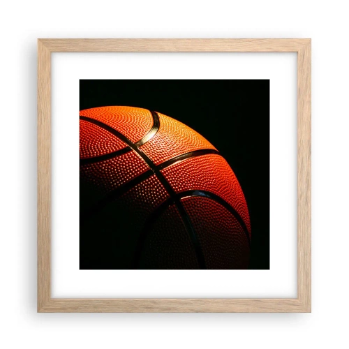 Poster in cornice rovere chiaro - Bella come un pianeta - 30x30 cm