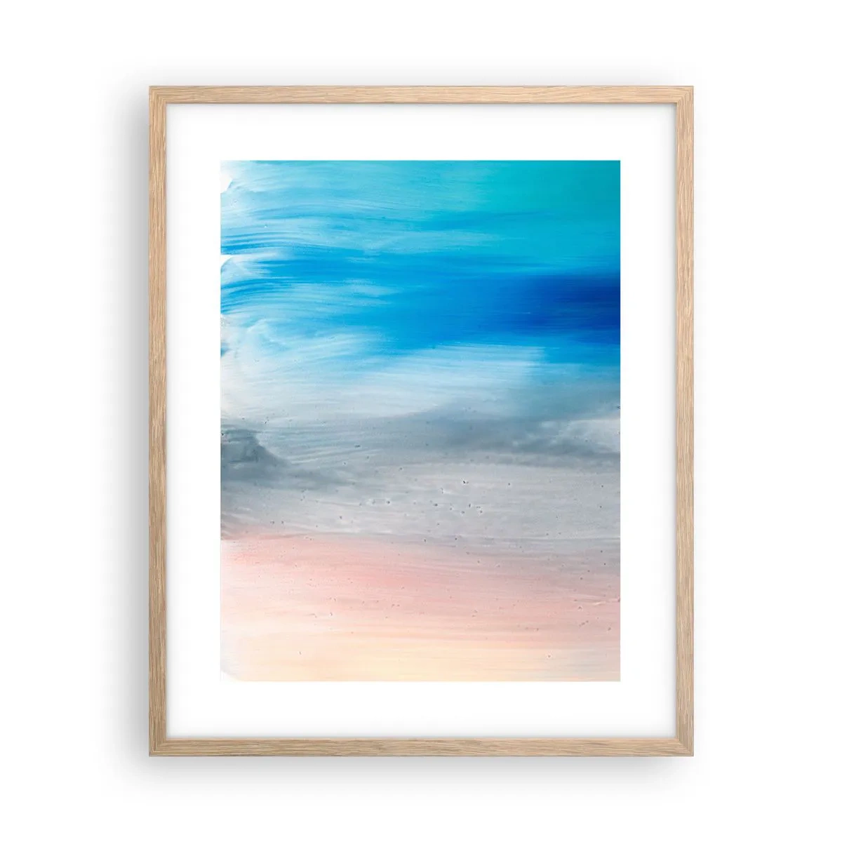 Poster in cornice rovere chiaro - Gli elementi: l'aria - 40x50 cm