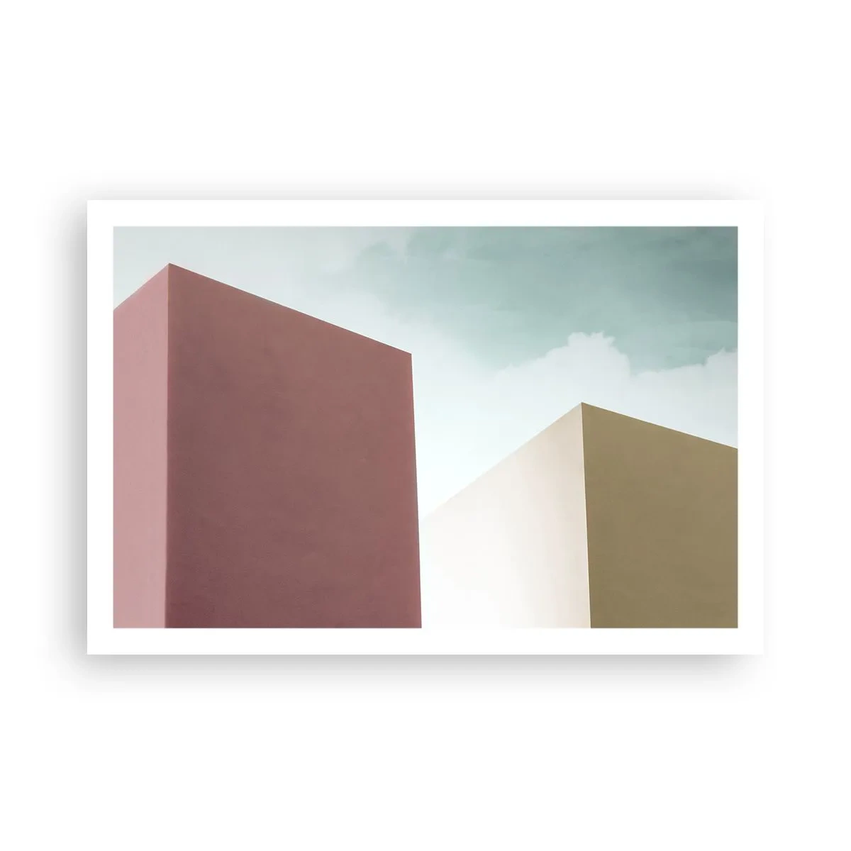 Poster - Geometria di un'estate assolata - 91x61 cm