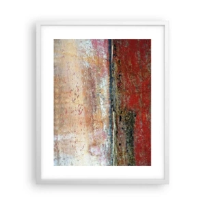 Poster in cornice bianca - Forse è il mare - 40x50 cm