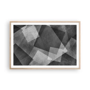 Poster in cornice rovere chiaro - Simbolo eterno di ordine e durata - 91x61 cm