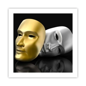 Poster - La vita è teatro - 50x50 cm