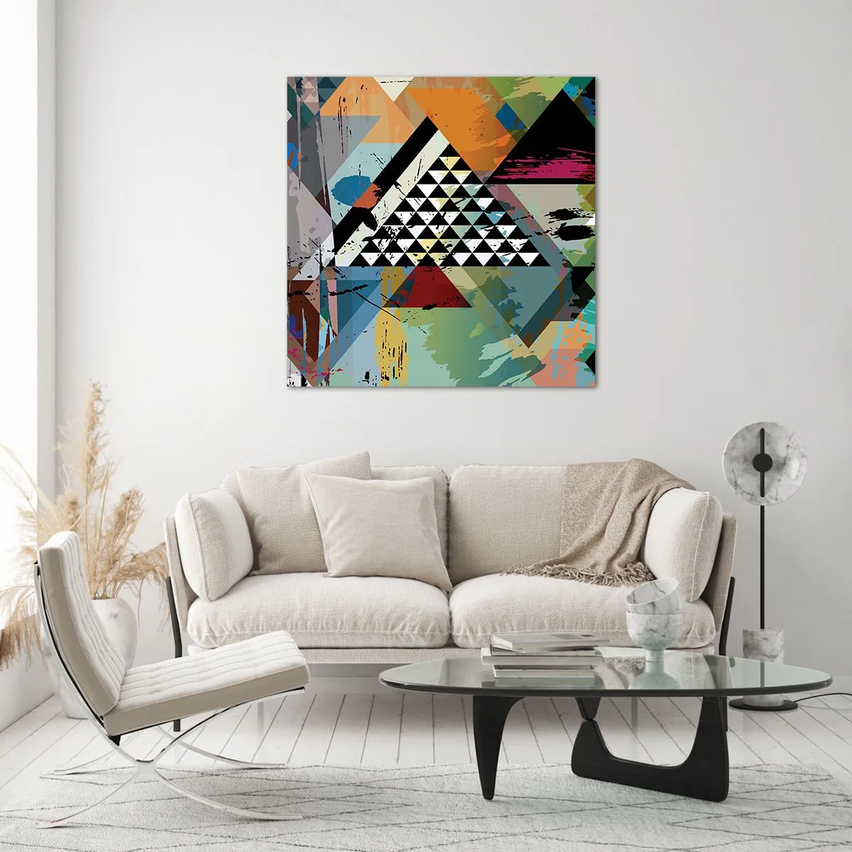 Quadro su vetro - Come è semplice - 40x40 cm