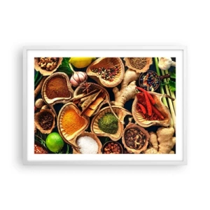 Poster in cornice bianca - Prendi quello che vuoi - 70x50 cm